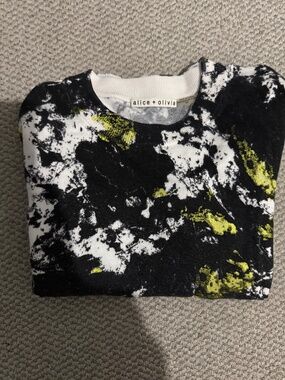 Alice and Olivia high low sweater